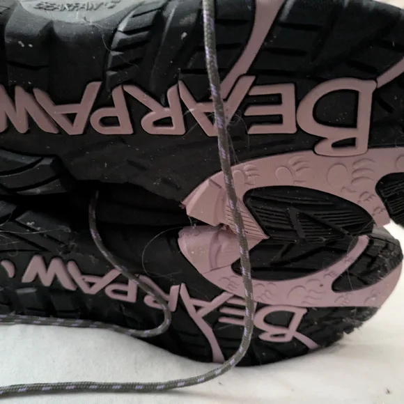 BearPaw Women's Gray and Lavender Corsica Hiking Boots - Picture 2 of 3